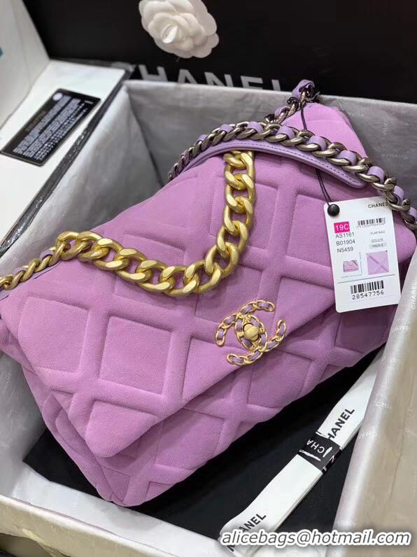 Good Taste Promotional CHANEL 19 Flap Bag AS1161 Lavender