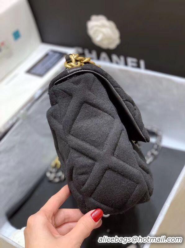 Buy Luxury CHANEL 19 Flap Bag AS1160 AS1161 AS1162 Black