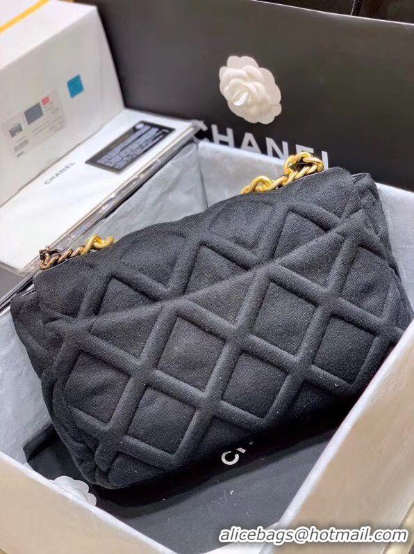 Buy Luxury CHANEL 19 Flap Bag AS1160 AS1161 AS1162 Black