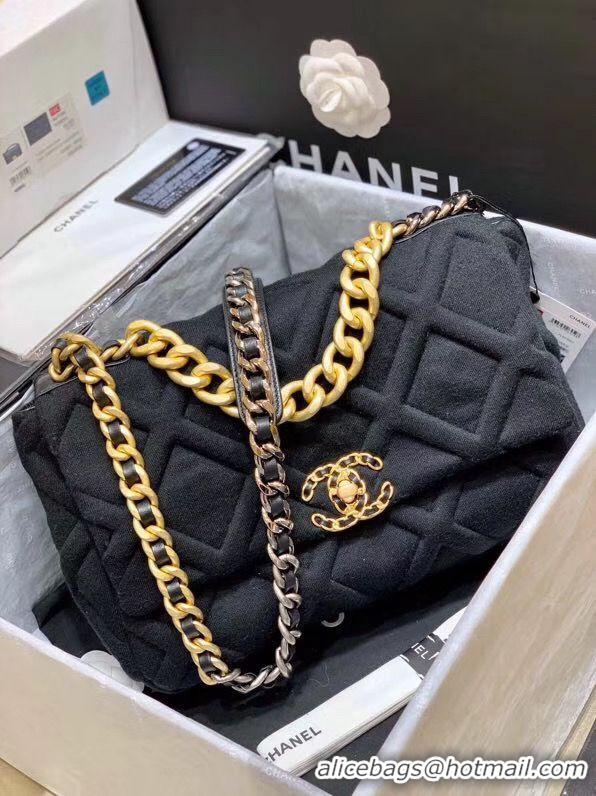 Buy Luxury CHANEL 19 Flap Bag AS1160 AS1161 AS1162 Black