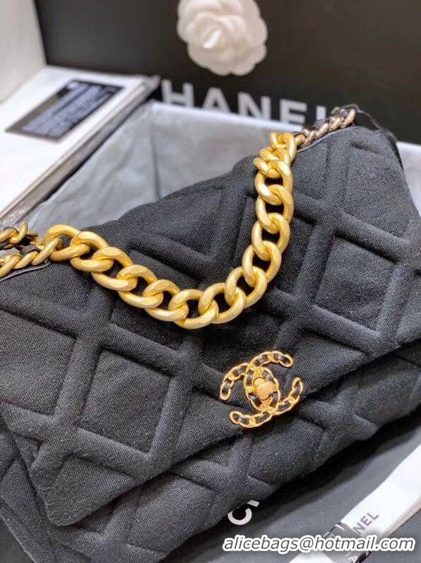 Buy Luxury CHANEL 19 Flap Bag AS1160 AS1161 AS1162 Black