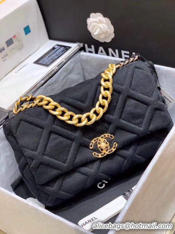 Buy Luxury CHANEL 19 Flap Bag AS1160 AS1161 AS1162 Black