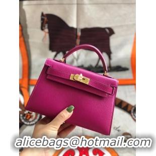 Trendy Design Hermes original mini Kelly chevre mysore K19CM rose&gold Metal