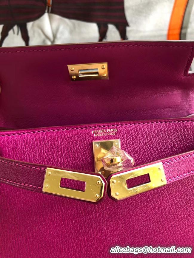 Trendy Design Hermes original mini Kelly chevre mysore K19CM rose&gold Metal