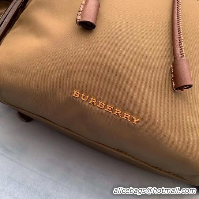 Famous Faux Burberry Large Backpack Fabric BU3699 green