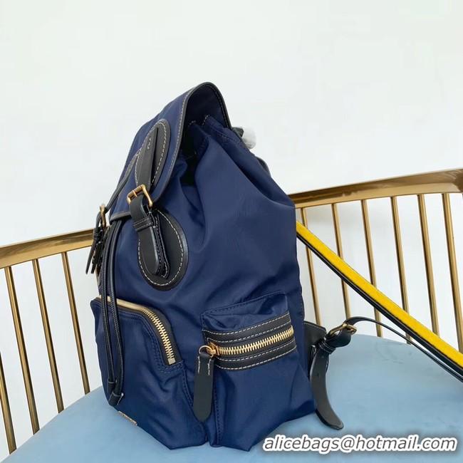 Reproduction Burberry Large Backpack Fabric BU3699 blue