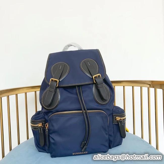 Reproduction Burberry Large Backpack Fabric BU3699 blue