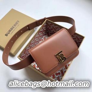 New Style BurBerry Original Leather Thomas Belt Bag BU55699 Brown