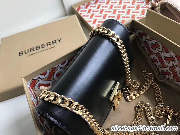 Refined Discount BurBerry Original Leather Thomas Belt Bag BU55698 Black