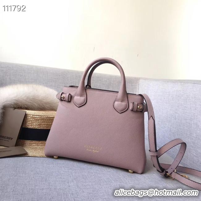 Grade Quality BurBerry Leather Tote Bag 7461 pink