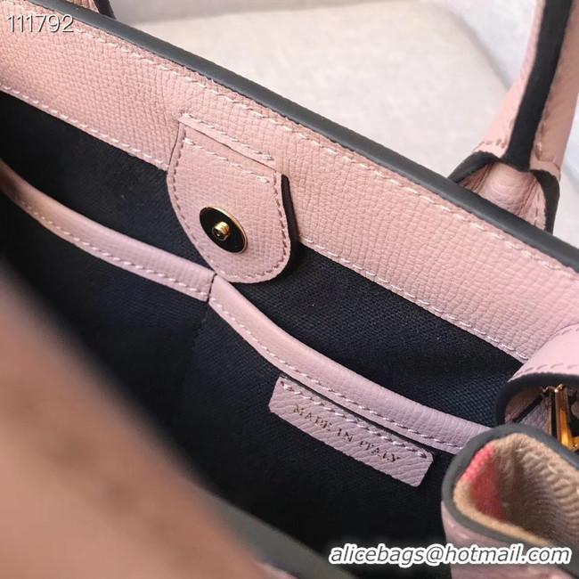 Grade Quality BurBerry Leather Tote Bag 7461 pink