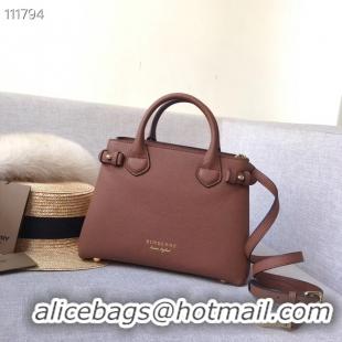 Buy New Cheap BurBerry Leather Tote Bag 7461 brown