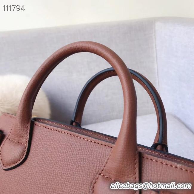 Buy New Cheap BurBerry Leather Tote Bag 7461 brown