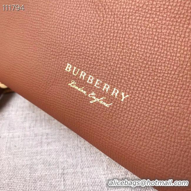 Buy New Cheap BurBerry Leather Tote Bag 7461 brown