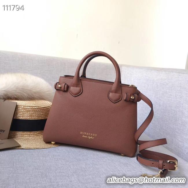 Buy New Cheap BurBerry Leather Tote Bag 7461 brown