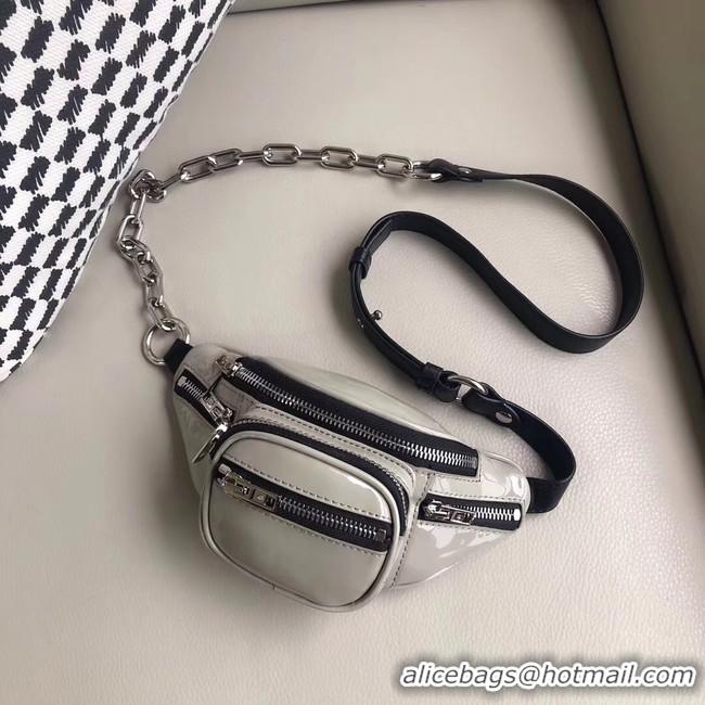 Famous Brand Alexander Wang leather Mini-pocket 0002 grey