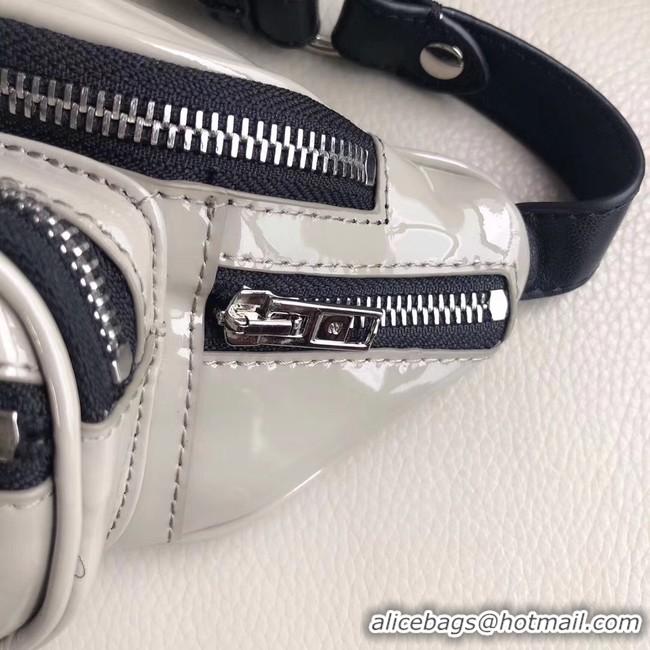 Famous Brand Alexander Wang leather Mini-pocket 0002 grey