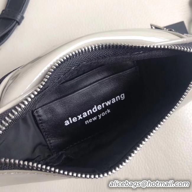 Famous Brand Alexander Wang leather Mini-pocket 0002 grey