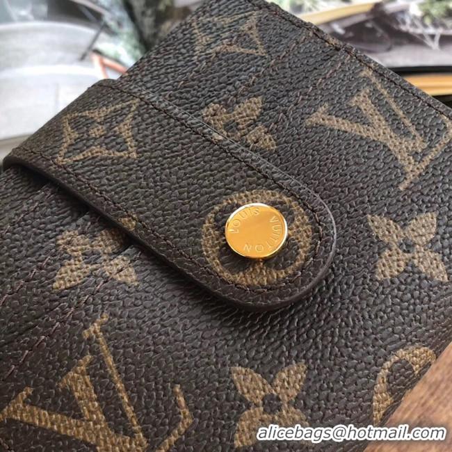 Top Quality Louis Vuitton Monogram Canvas Card Holder M66533 black