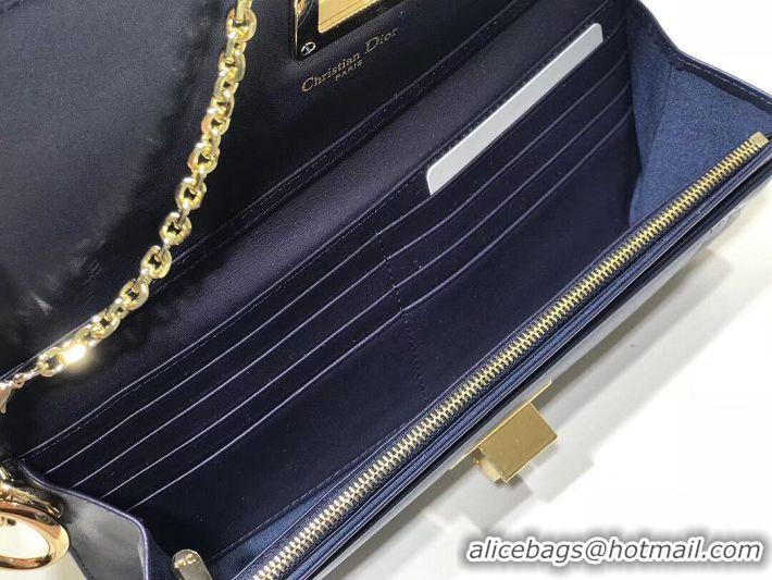 Buy Inexpensive DIOR CLUTCH gold-tone metal C1040A black