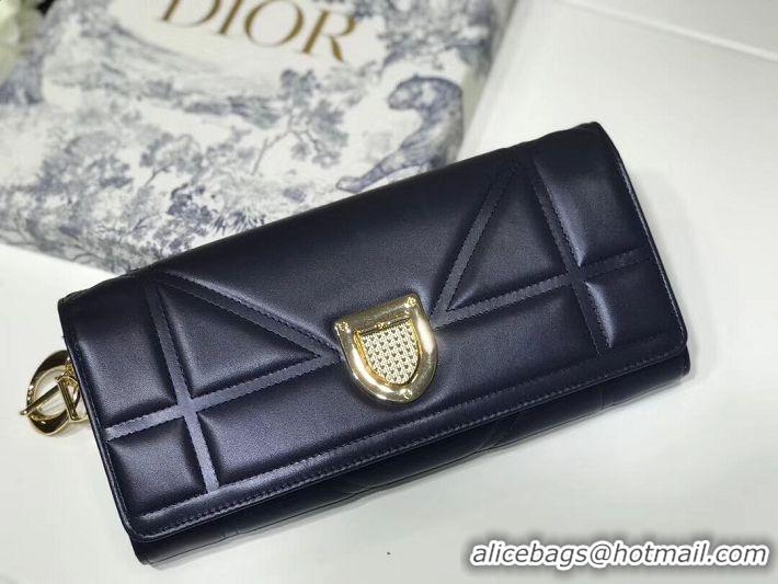 Buy Inexpensive DIOR CLUTCH gold-tone metal C1040A black