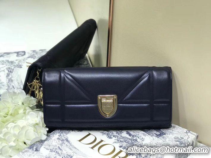 Buy Inexpensive DIOR CLUTCH gold-tone metal C1040A black