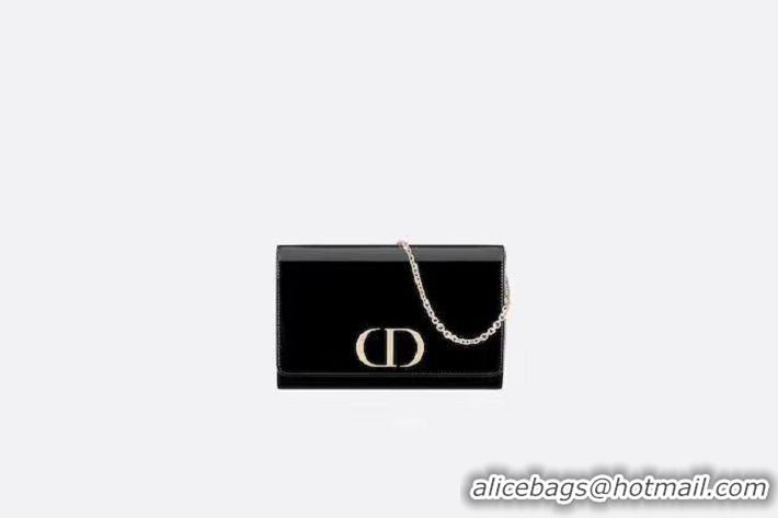 New Style Reproduction Dior leather Clutch bag M9205 black