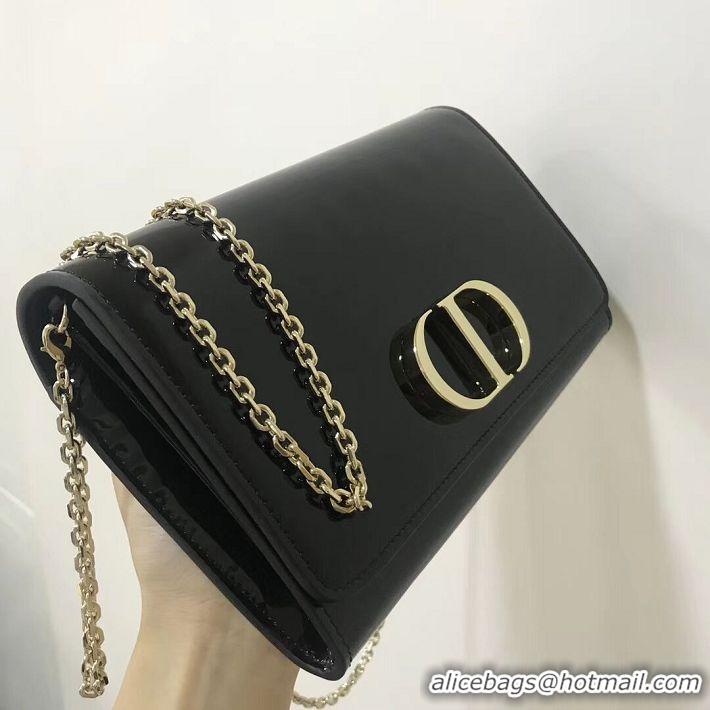 New Style Reproduction Dior leather Clutch bag M9205 black