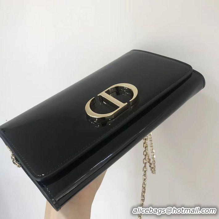 New Style Reproduction Dior leather Clutch bag M9205 black