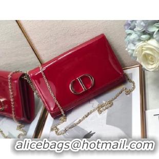 Popular Style Dior leather Clutch bag M9205 red