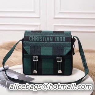 Top Quality MESSENGER TAS DIOR OBLIQUE DIORCAMP M1291VRIS-2 Blackish green