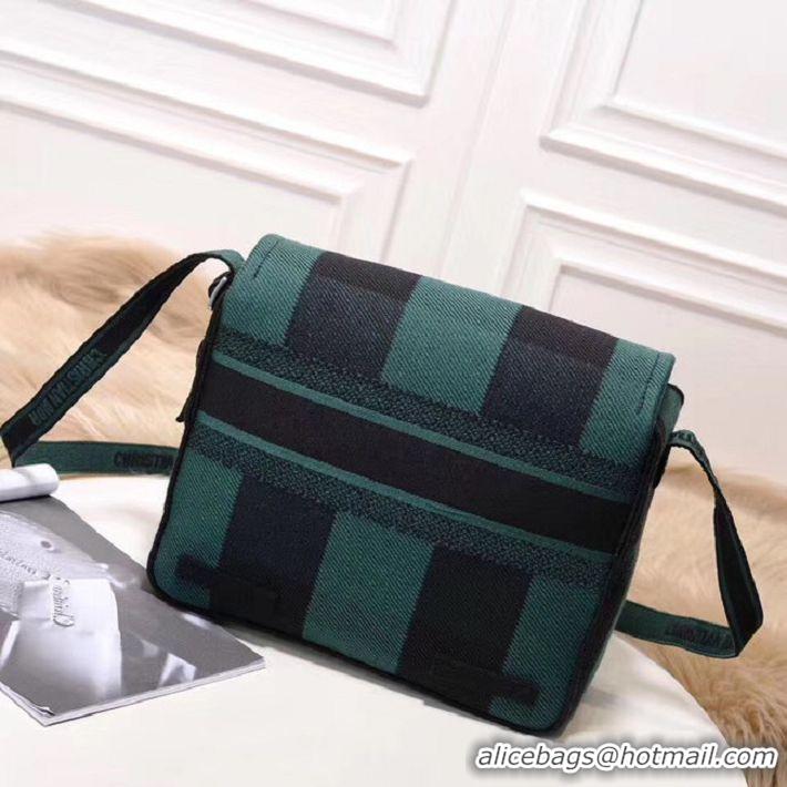 Top Quality MESSENGER TAS DIOR OBLIQUE DIORCAMP M1291VRIS-2 Blackish green