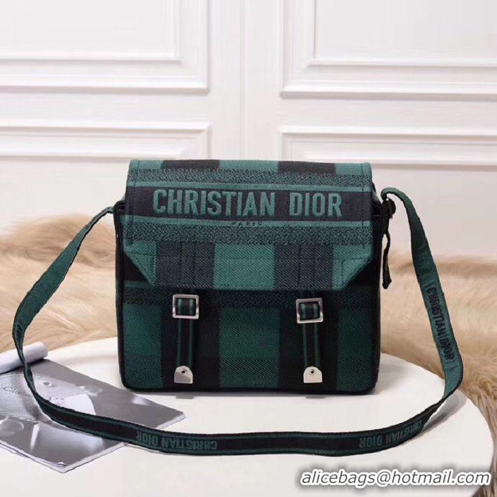 Top Quality MESSENGER TAS DIOR OBLIQUE DIORCAMP M1291VRIS-2 Blackish green