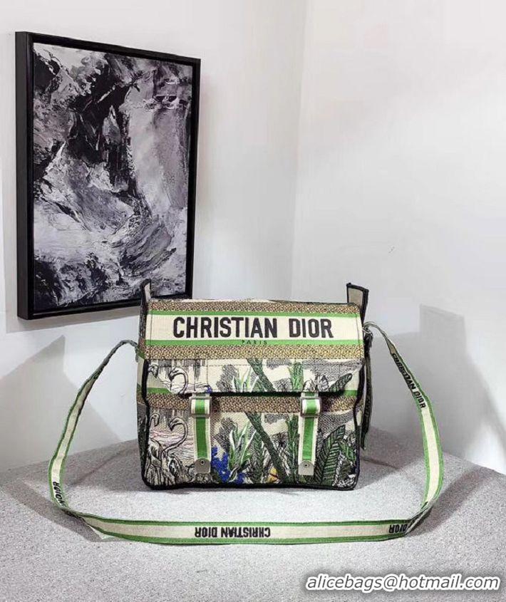 Imitation Faux MESSENGER TAS DIOR OBLIQUE DIORCAMP M1291VRIS green