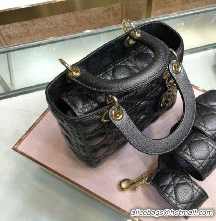 Reasonable Price MINI LADY DIOR CALFSKIN BAG M0574 black