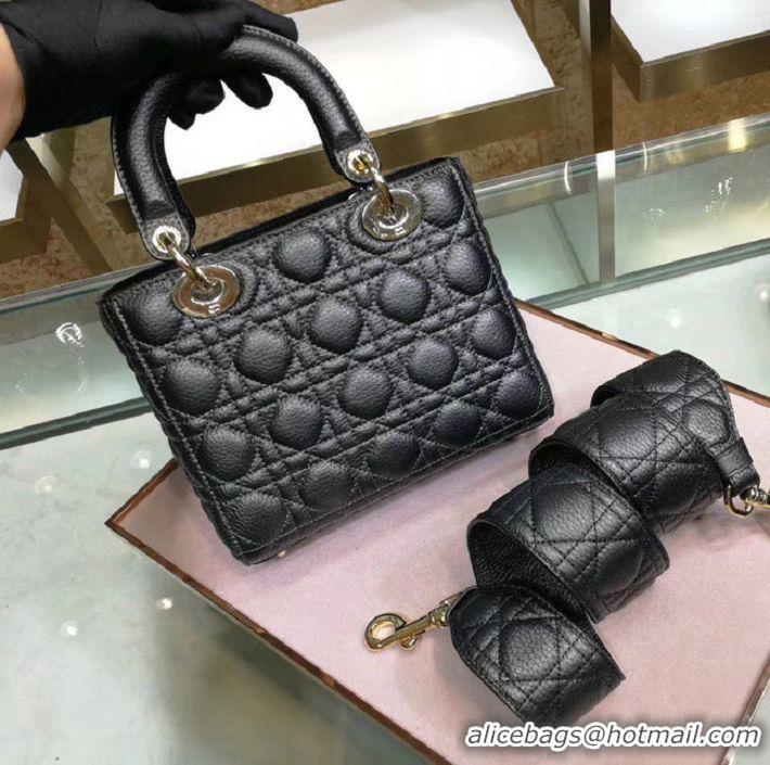 Reasonable Price MINI LADY DIOR CALFSKIN BAG M0574 black