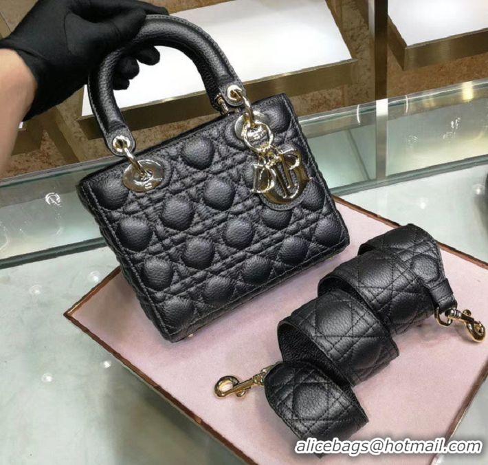 Reasonable Price MINI LADY DIOR CALFSKIN BAG M0574 black