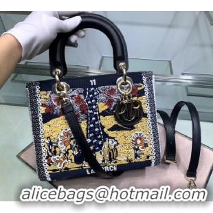 Top Beautiful LADY DIOR embroidered cattle leather M0565-3