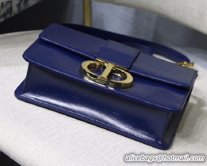 Traditional Discount Dior 30 MONTAIGNE CALFSKIN BAG M9203 dark blue