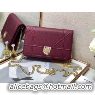 Cheap Price DIORAMA CALFSKIN CLUTCH M49P purplish