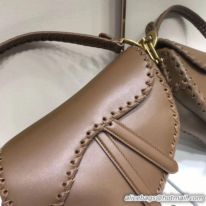 Unique Style Dior SADDLE SOFT CALFSKIN BAG C2478 brown