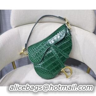 Top Quality Dior SADDLE SOFT CALFSKIN BAG C9045 green