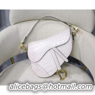 Cheap Price Dior SADDLE SOFT CALFSKIN BAG C9045 white