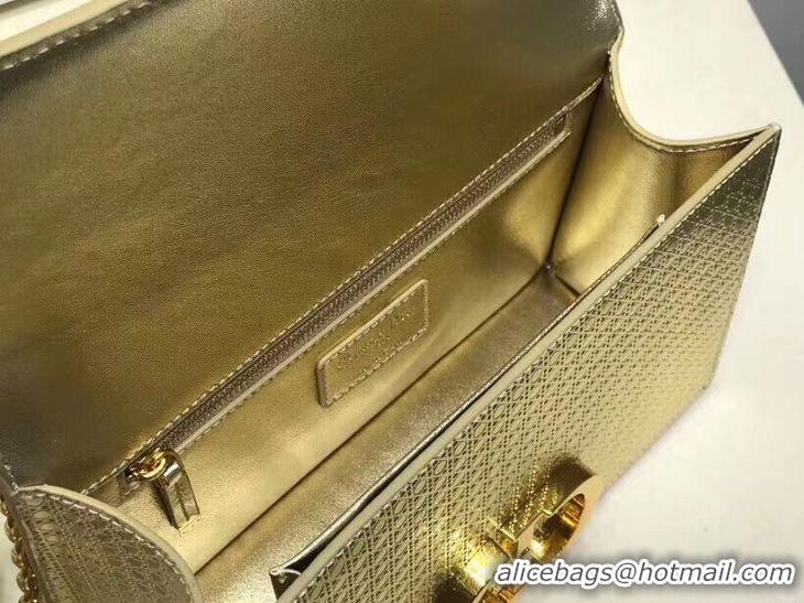 Brand Design Dior 30 MONTAIGNE SMOOTH CALFSKIN FLAP BAG C9230 gold