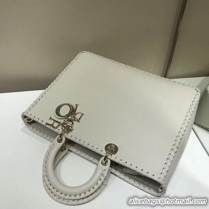 Fashion Cheapest Dior SOFT CALFSKIN BAG C9255 white