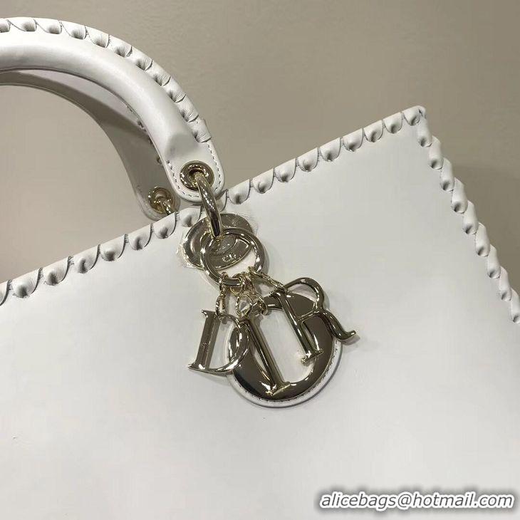 Fashion Cheapest Dior SOFT CALFSKIN BAG C9255 white