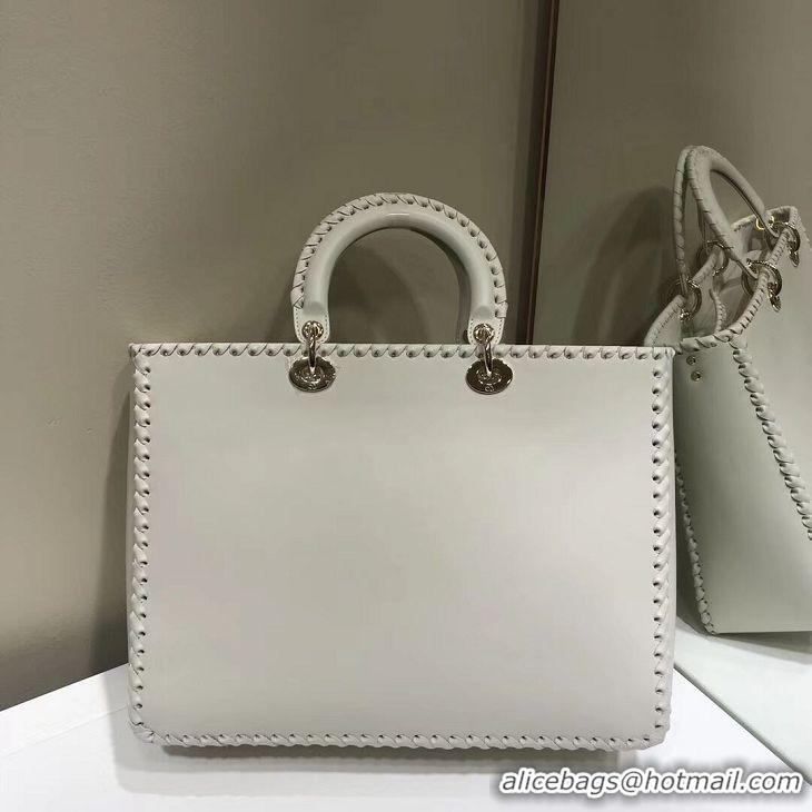 Fashion Cheapest Dior SOFT CALFSKIN BAG C9255 white