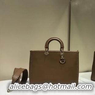 Buy Cheapest Dior SOFT CALFSKIN BAG C9255 Brown