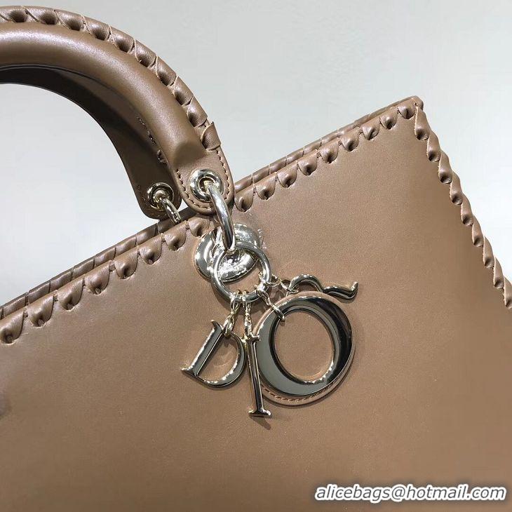 Buy Cheapest Dior SOFT CALFSKIN BAG C9255 Brown