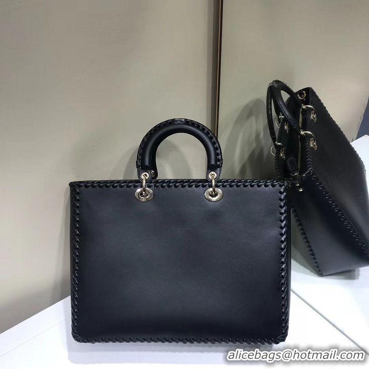 Fashion Ladies Dior SOFT CALFSKIN BAG C9255 black